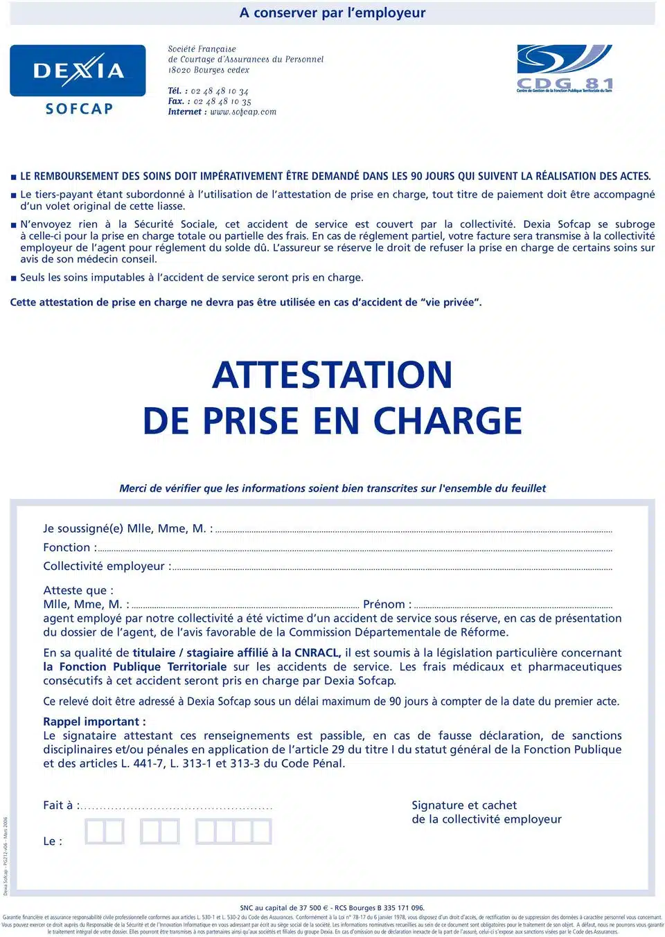 Tout savoir sur l’attestation de prise en charge des soins de santé