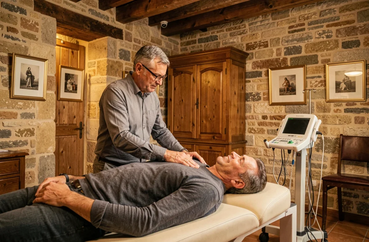 Cabinet des Jacobins Ostéopathie au Mans, soin ostéopathique dans un bâtiment historique en pierre