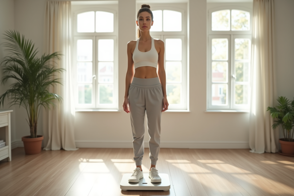 Poids idéal pour femme : 1,57 m et 56 kg, quel équilibre ?